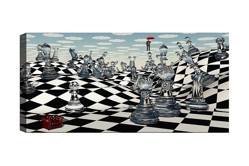 Canvastaulu YTY Animals Monivärinen, 120x50 cm