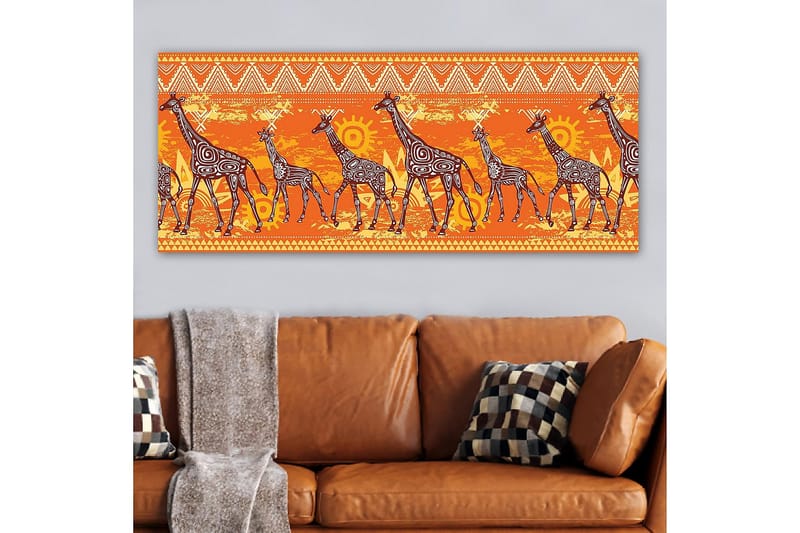 Canvastaulu YTY Animals Monivärinen - 120x50 cm - Sisustustuotteet - Taulu & taide - Canvas-taulu