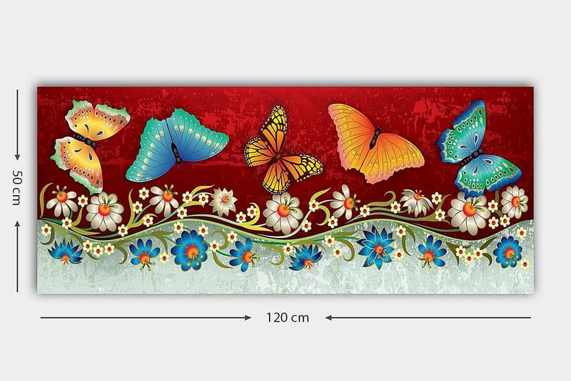 Canvastaulu YTY Animals Monivärinen - 120x50 cm - Sisustustuotteet - Taulu & taide - Canvas-taulu