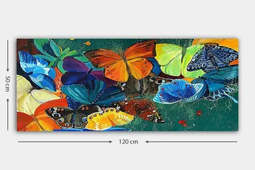 Canvastaulu YTY Animals Monivärinen - 120x50 cm - Sisustustuotteet - Taulu & taide - Canvas-taulu