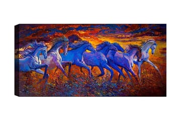 Canvastaulu YTY Animals Monivärinen - 120x50 cm - Sisustustuotteet - Taulu & taide - Canvas-taulu