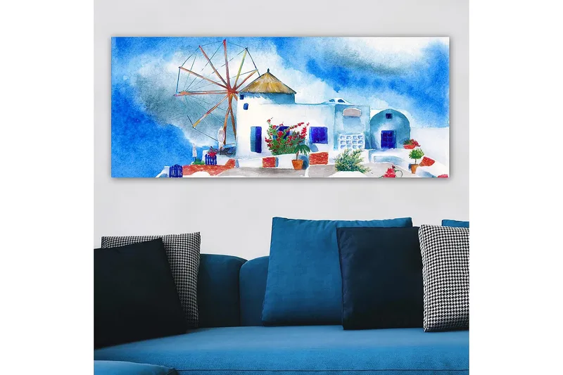 Canvastaulu YTY Buildings & Cityscapes Monivärinen - 120x50 cm - Sisustustuotteet - Taulu & taide - Canvas-taulu