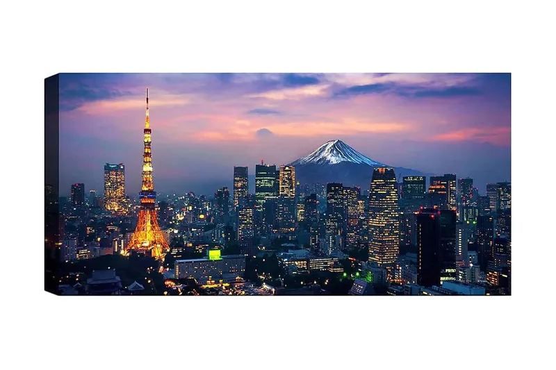 Canvastaulu YTY Buildings & Cityscapes Monivärinen, 120x50 cm