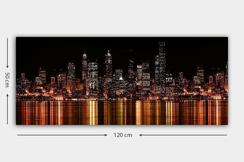 Canvastaulu YTY Buildings & Cityscapes Monivärinen - 120x50 cm - Sisustustuotteet - Taulu & taide - Canvas-taulu