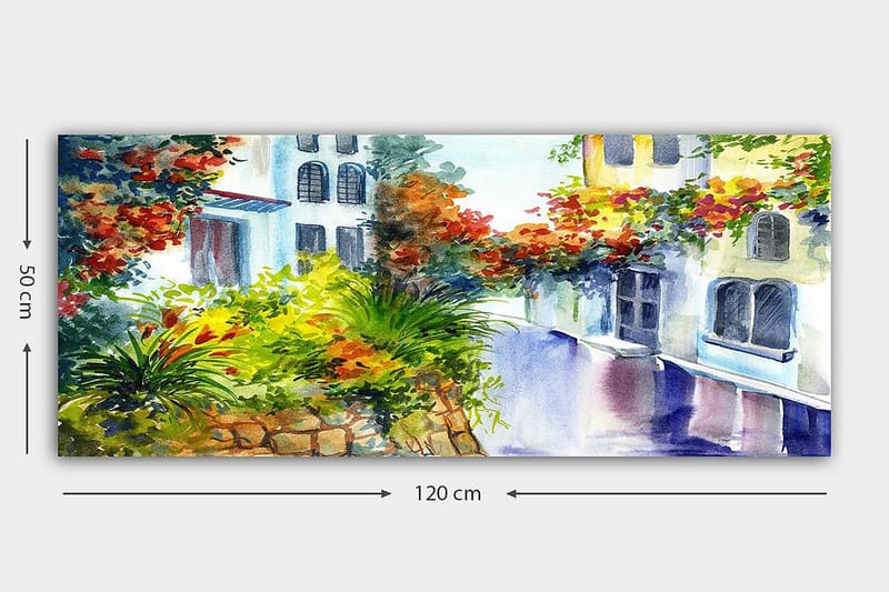 Canvastaulu YTY Buildings & Cityscapes Monivärinen - 120x50 cm - Sisustustuotteet - Taulu & taide - Canvas-taulu