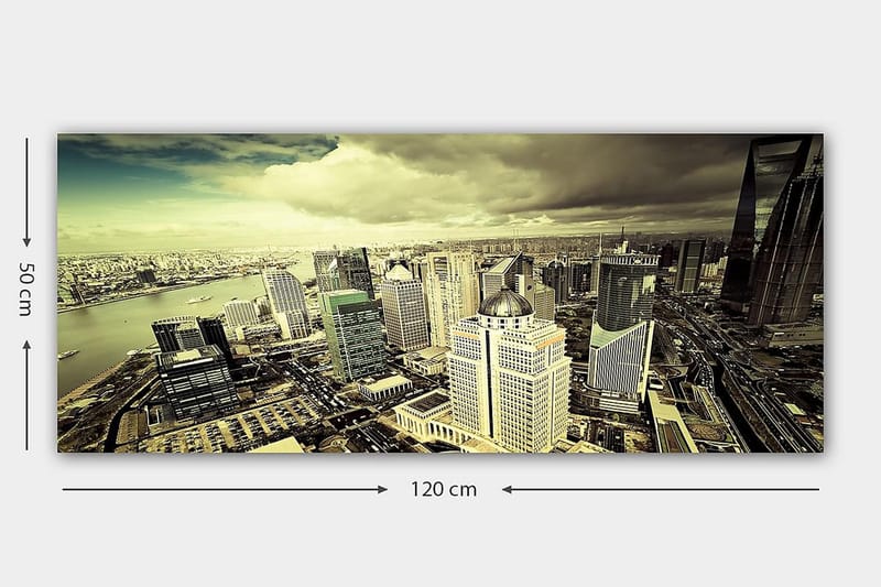 Canvastaulu YTY Buildings & Cityscapes Monivärinen - 120x50 cm - Sisustustuotteet - Taulu & taide - Canvas-taulu
