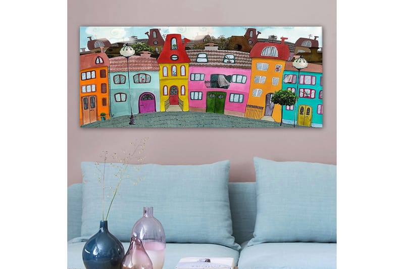 Canvastaulu YTY Buildings & Cityscapes Monivärinen - 120x50 cm - Sisustustuotteet - Taulu & taide - Canvas-taulu
