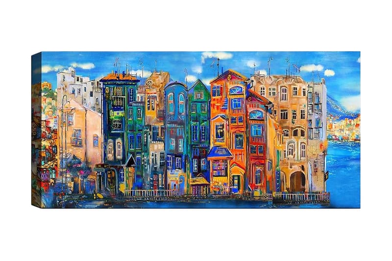 Canvastaulu YTY Buildings & Cityscapes Monivärinen - 120x50 cm - Canvas-taulu - Seinäkoristeet