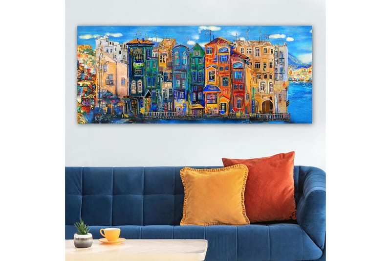 Canvastaulu YTY Buildings & Cityscapes Monivärinen - 120x50 cm - Canvas-taulu - Seinäkoristeet