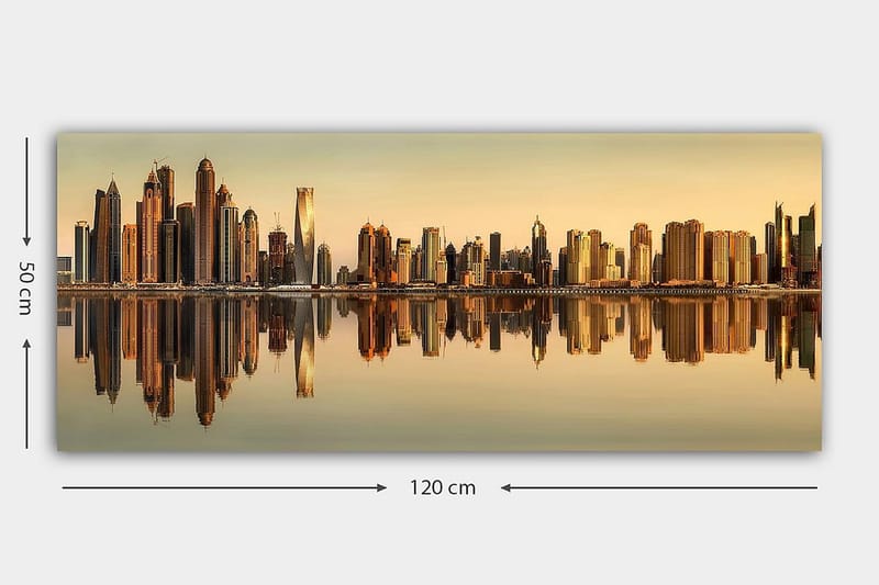 Canvastaulu YTY Buildings & Cityscapes Monivärinen - 120x50 cm - Sisustustuotteet - Taulu & taide - Canvas-taulu