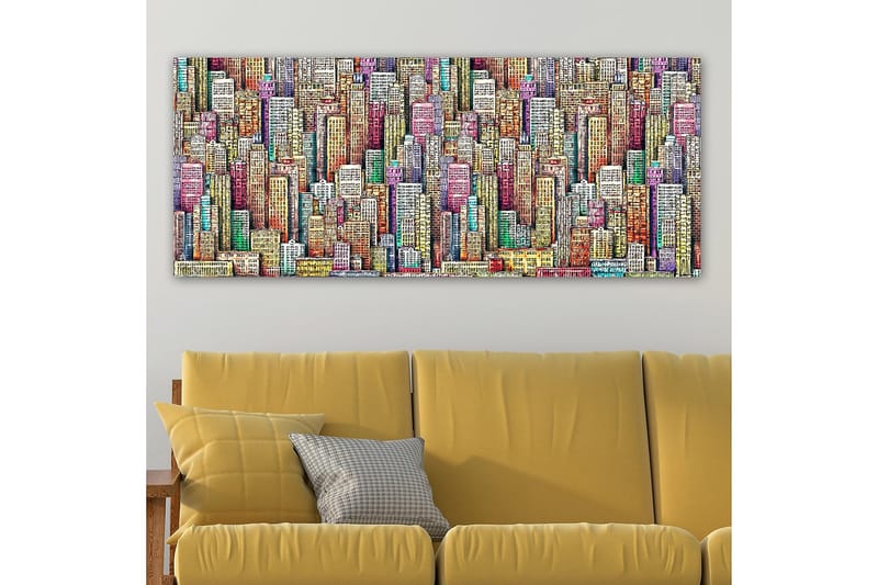 Canvastaulu YTY Buildings & Cityscapes Monivärinen - 120x50 cm - Sisustustuotteet - Taulu & taide - Canvas-taulu