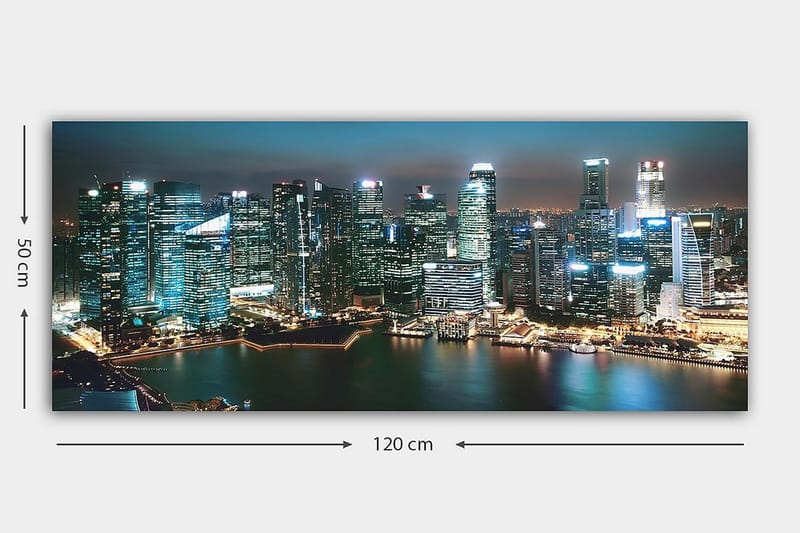 Canvastaulu YTY Buildings & Cityscapes Monivärinen - 120x50 cm - Sisustustuotteet - Taulu & taide - Canvas-taulu