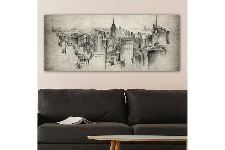 Canvastaulu YTY Buildings & Cityscapes Monivärinen - 120x50 cm - Seinäkoristeet - Canvas-taulu