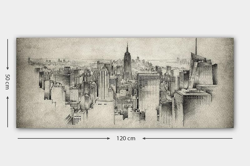 Canvastaulu YTY Buildings & Cityscapes Monivärinen - 120x50 cm - Sisustustuotteet - Taulu & taide - Canvas-taulu
