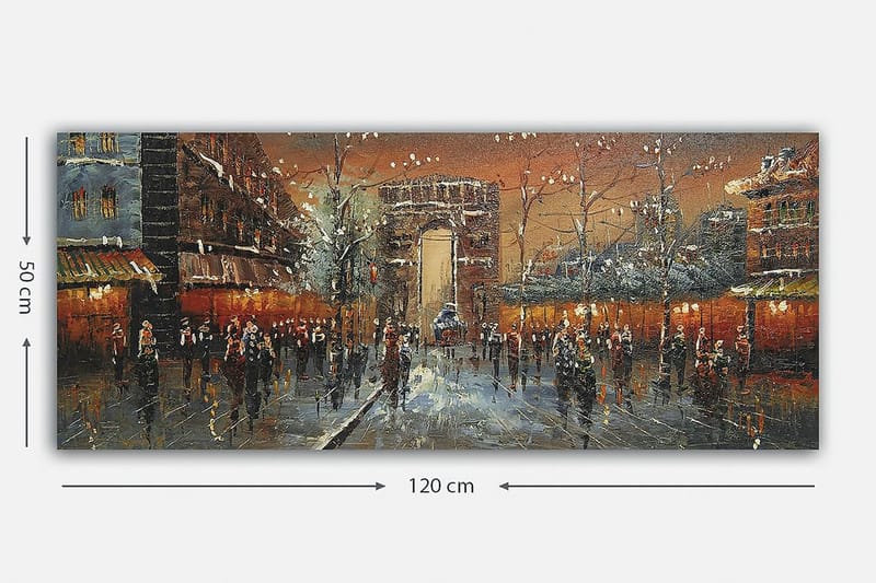 Canvastaulu YTY Buildings & Cityscapes Monivärinen - 120x50 cm - Sisustustuotteet - Taulu & taide - Canvas-taulu