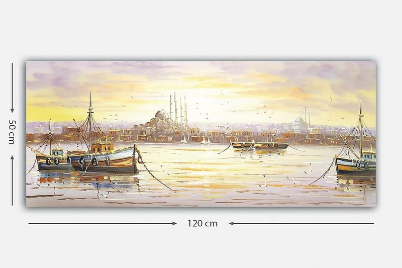 Canvastaulu YTY Buildings & Cityscapes Monivärinen - 120x50 cm - Sisustustuotteet - Taulu & taide - Canvas-taulu