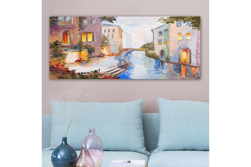 Canvastaulu YTY Buildings & Cityscapes Monivärinen - 120x50 cm - Sisustustuotteet - Taulu & taide - Canvas-taulu