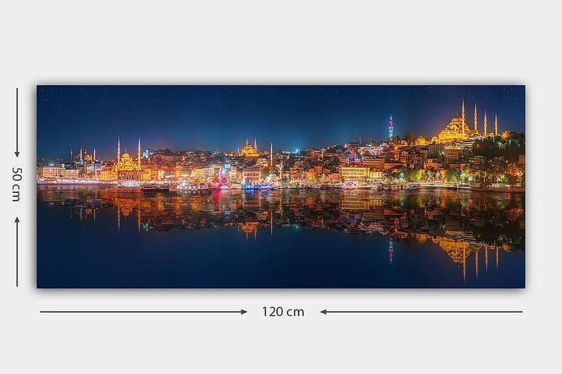 Canvastaulu YTY Buildings & Cityscapes Monivärinen - 120x50 cm - Sisustustuotteet - Taulu & taide - Canvas-taulu