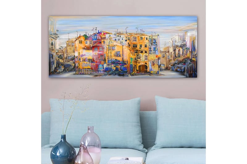 Canvastaulu YTY Buildings & Cityscapes Monivärinen - 120x50 cm - Sisustustuotteet - Taulu & taide - Canvas-taulu