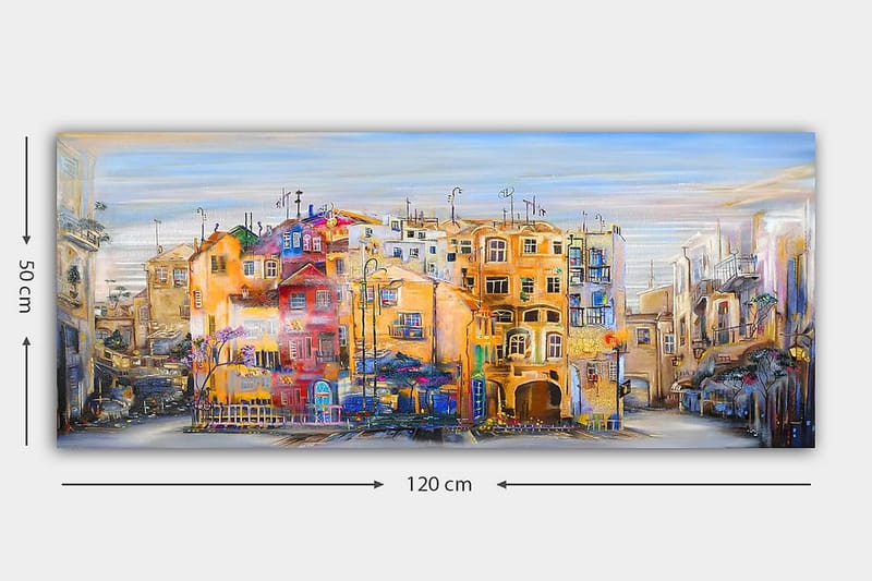 Canvastaulu YTY Buildings & Cityscapes Monivärinen - 120x50 cm - Sisustustuotteet - Taulu & taide - Canvas-taulu