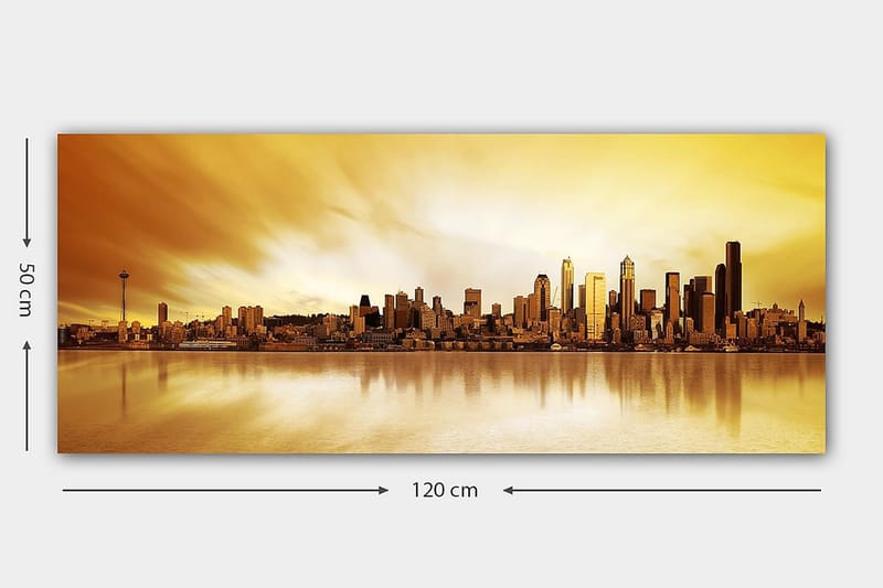 Canvastaulu YTY Buildings & Cityscapes Monivärinen - 120x50 cm - Sisustustuotteet - Taulu & taide - Canvas-taulu