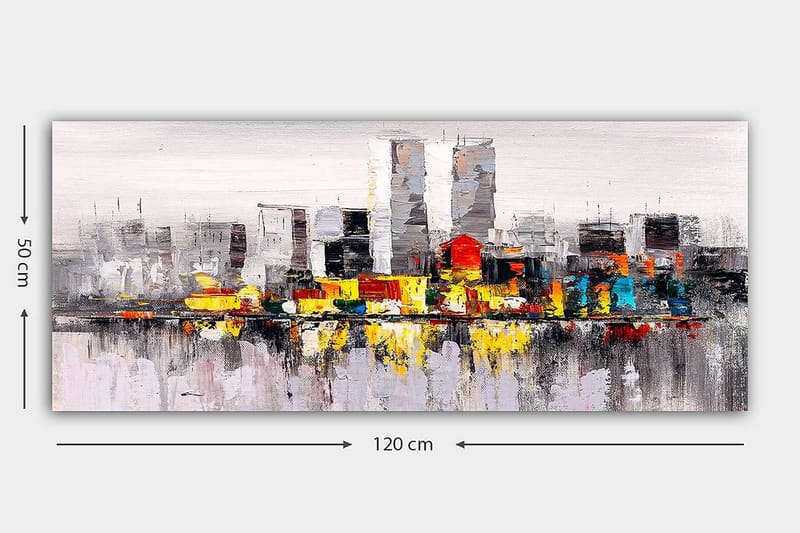 Canvastaulu YTY Buildings & Cityscapes Monivärinen - 120x50 cm - Sisustustuotteet - Taulu & taide - Canvas-taulu