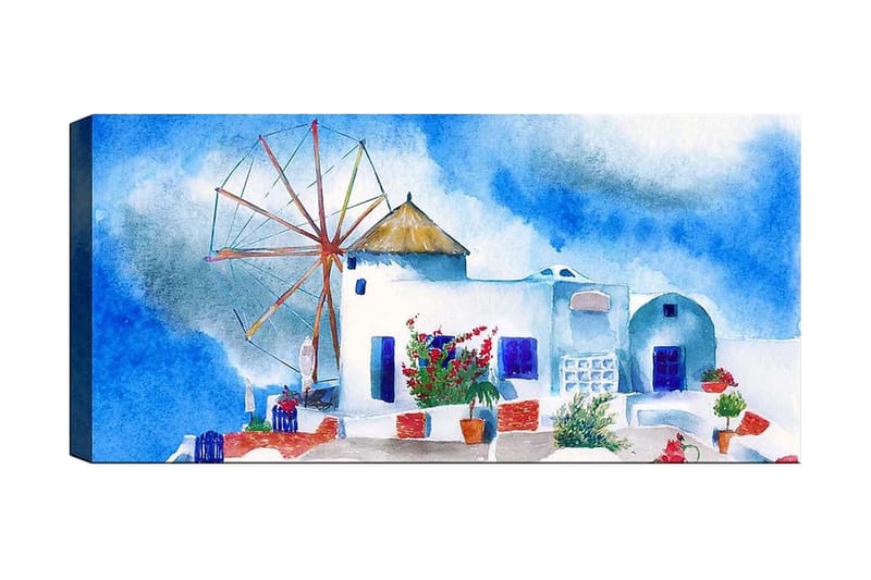 Canvastaulu YTY Buildings & Cityscapes Monivärinen - 120x50 cm - Sisustustuotteet - Taulu & taide - Canvas-taulu