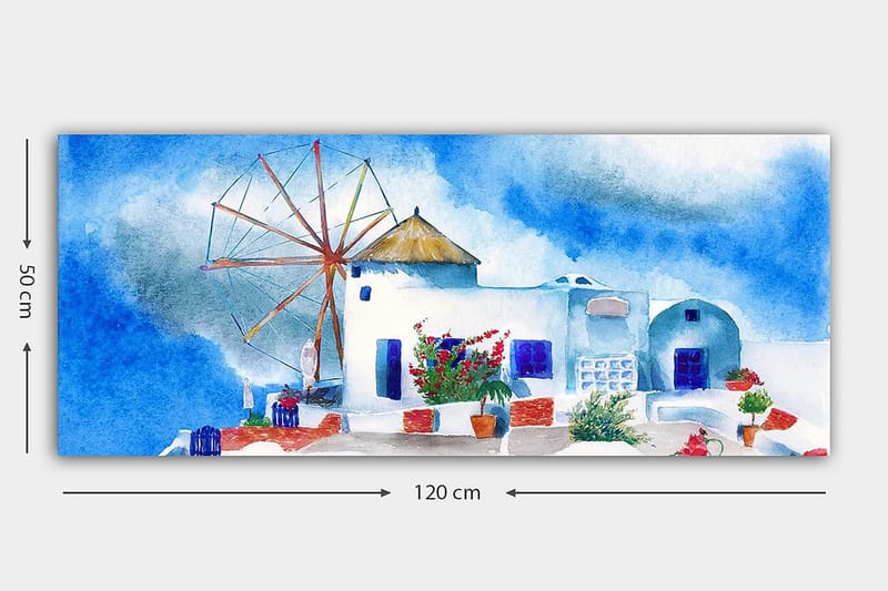 Canvastaulu YTY Buildings & Cityscapes Monivärinen - 120x50 cm - Sisustustuotteet - Taulu & taide - Canvas-taulu