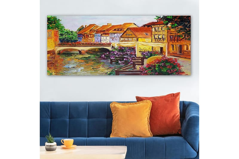 Canvastaulu YTY Buildings & Cityscapes Monivärinen - 120x50 cm - Sisustustuotteet - Taulu & taide - Canvas-taulu