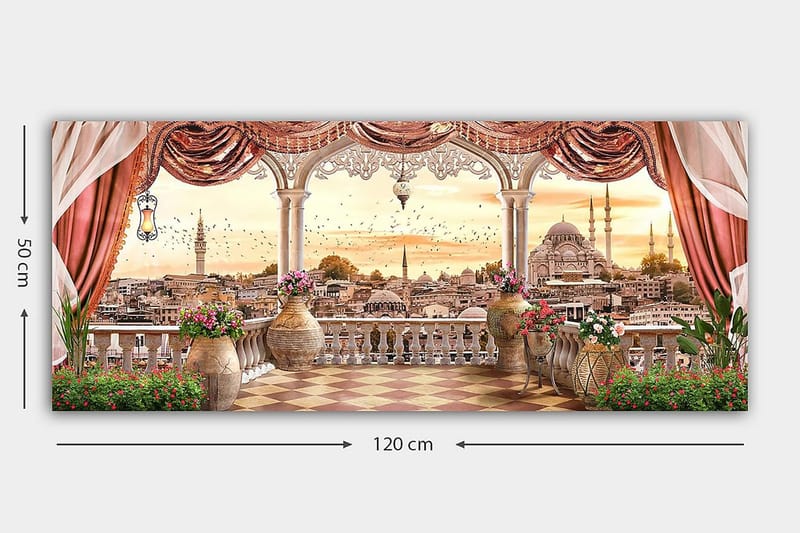 Canvastaulu YTY Buildings & Cityscapes Monivärinen - 120x50 cm - Sisustustuotteet - Taulu & taide - Canvas-taulu