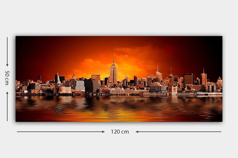 Canvastaulu YTY Buildings & Cityscapes Monivärinen - 120x50 cm - Sisustustuotteet - Taulu & taide - Canvas-taulu