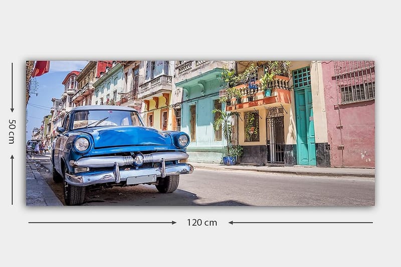 Canvastaulu YTY Buildings & Cityscapes Monivärinen - 120x50 cm - Sisustustuotteet - Taulu & taide - Canvas-taulu