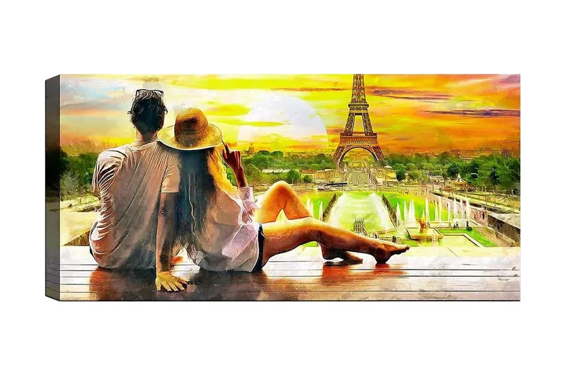 Canvastaulu YTY Buildings & Cityscapes Monivärinen, 120x50 cm