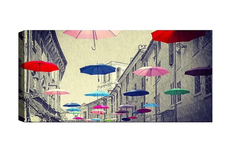 Canvastaulu YTY Buildings & Cityscapes Monivärinen, 120x50 cm