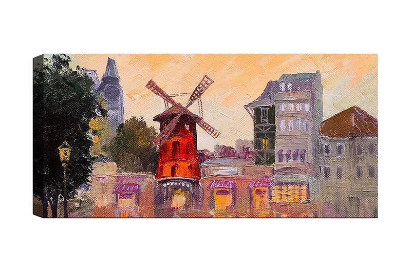 Canvastaulu YTY Buildings & Cityscapes Monivärinen, 120x50 cm