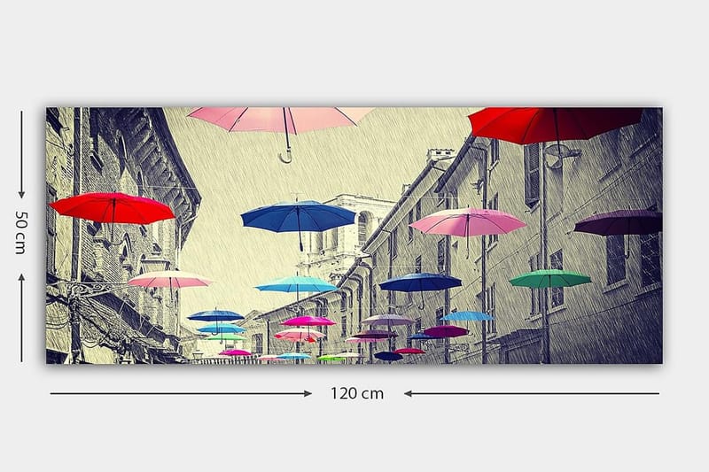 Canvastaulu YTY Buildings & Cityscapes Monivärinen - 120x50 cm - Sisustustuotteet - Taulu & taide - Canvas-taulu