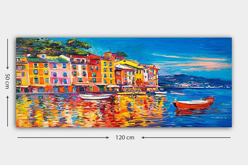 Canvastaulu YTY Buildings & Cityscapes Monivärinen - 120x50 cm - Sisustustuotteet - Taulu & taide - Canvas-taulu