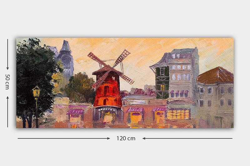 Canvastaulu YTY Buildings & Cityscapes Monivärinen - 120x50 cm - Sisustustuotteet - Taulu & taide - Canvas-taulu