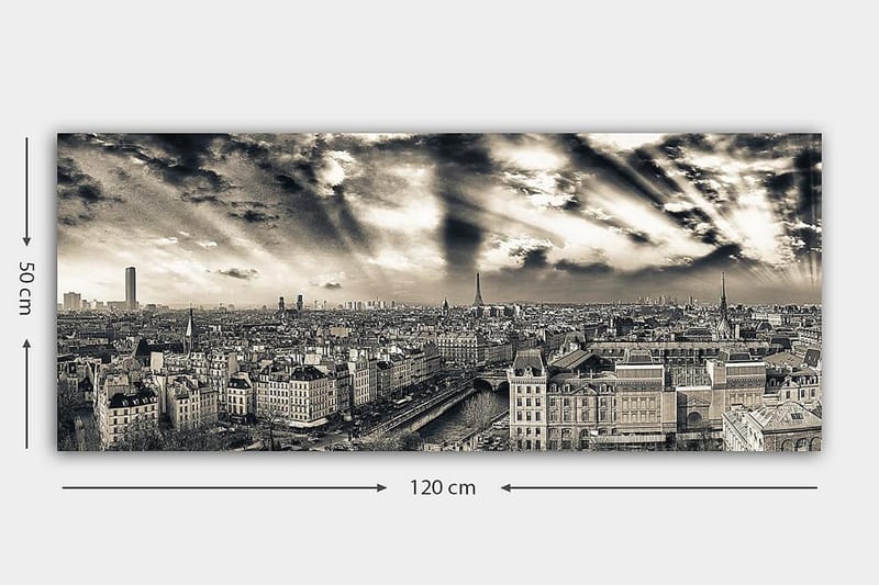 Canvastaulu YTY Buildings & Cityscapes Monivärinen - 120x50 cm - Sisustustuotteet - Taulu & taide - Canvas-taulu