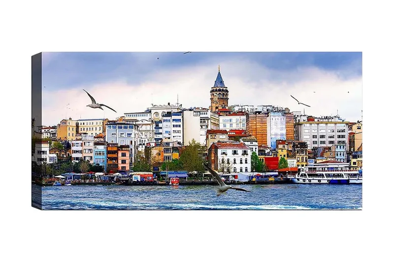 Canvastaulu YTY Buildings & Cityscapes Monivärinen, 120x50 cm