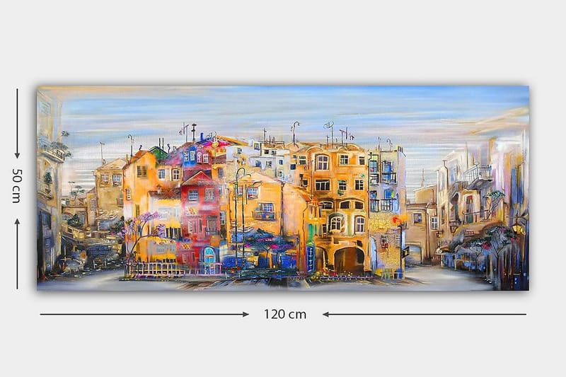 Canvastaulu YTY Buildings & Cityscapes Monivärinen - 120x50 cm - Sisustustuotteet - Taulu & taide - Canvas-taulu