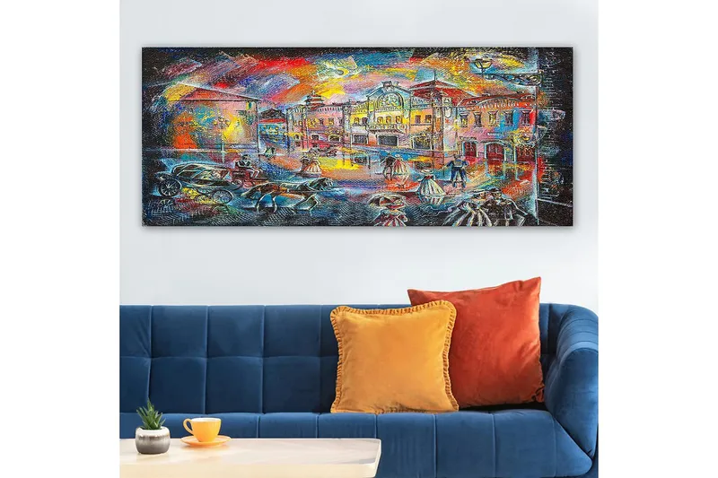 Canvastaulu YTY Buildings & Cityscapes Monivärinen - 120x50 cm - Sisustustuotteet - Taulu & taide - Canvas-taulu