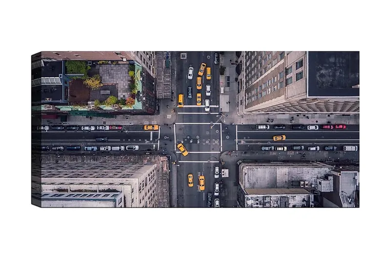 Canvastaulu YTY Buildings & Cityscapes Monivärinen, 120x50 cm