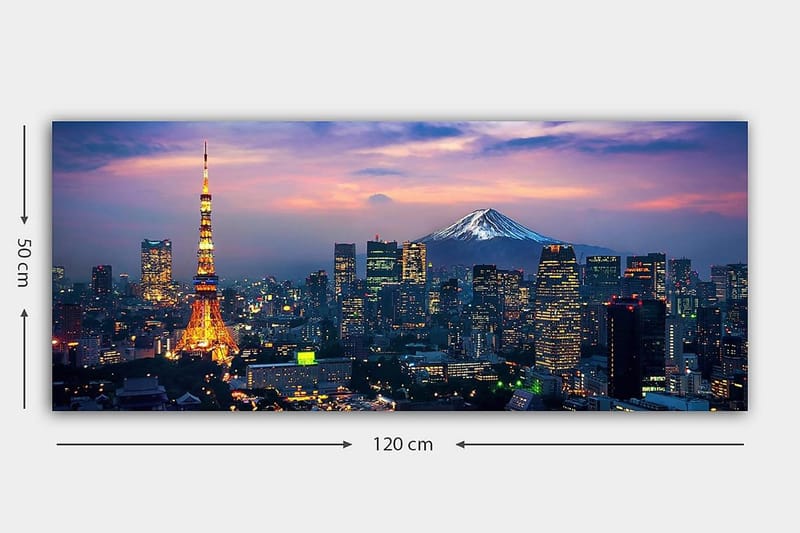 Canvastaulu YTY Buildings & Cityscapes Monivärinen - 120x50 cm - Sisustustuotteet - Taulu & taide - Canvas-taulu