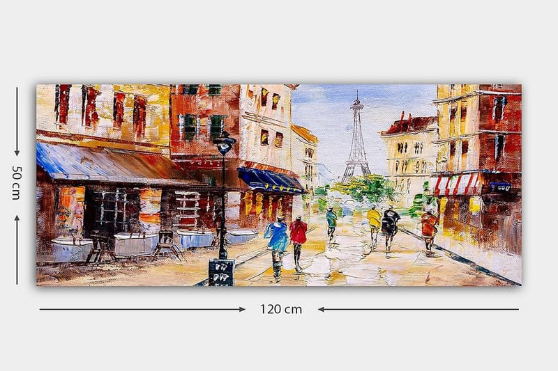 Canvastaulu YTY Buildings & Cityscapes Monivärinen - 120x50 cm - Sisustustuotteet - Taulu & taide - Canvas-taulu