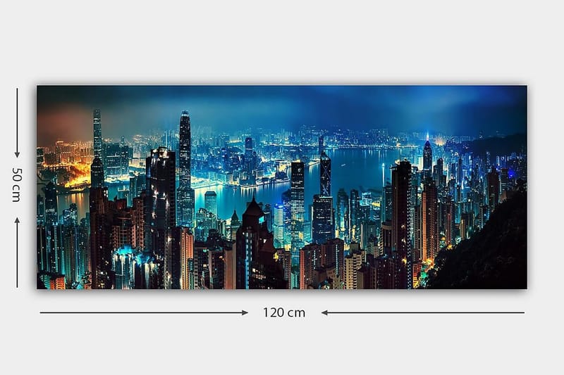 Canvastaulu YTY Buildings & Cityscapes Monivärinen - 120x50 cm - Sisustustuotteet - Taulu & taide - Canvas-taulu