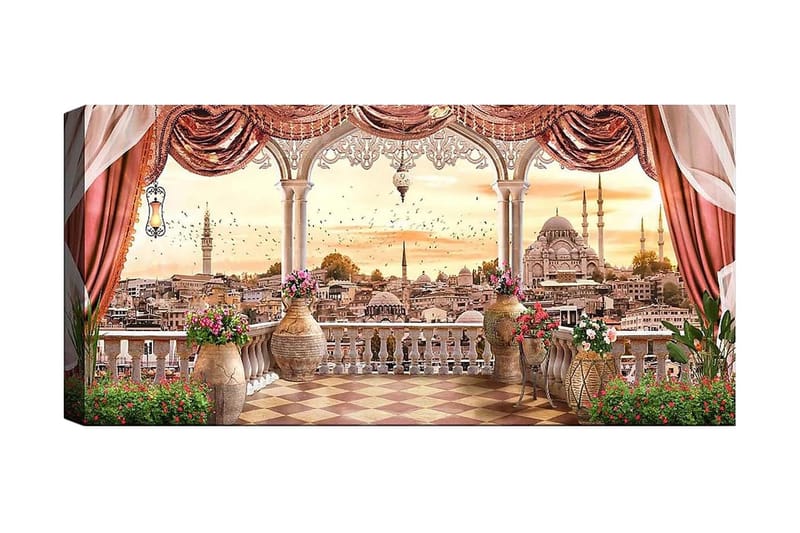 Canvastaulu YTY Buildings & Cityscapes Monivärinen, 120x50 cm