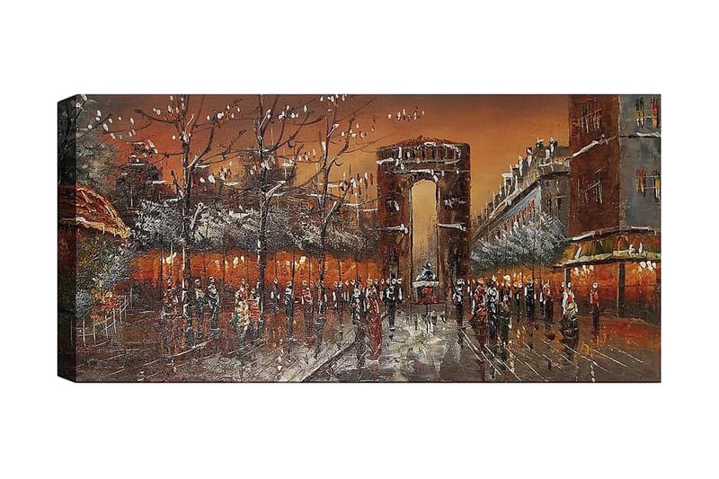 Canvastaulu YTY Cities & Countries Monivärinen - 120x50 cm - Sisustustuotteet - Taulu & taide - Canvas-taulu