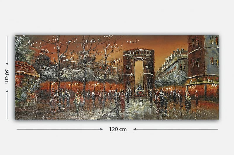 Canvastaulu YTY Cities & Countries Monivärinen - 120x50 cm - Sisustustuotteet - Taulu & taide - Canvas-taulu