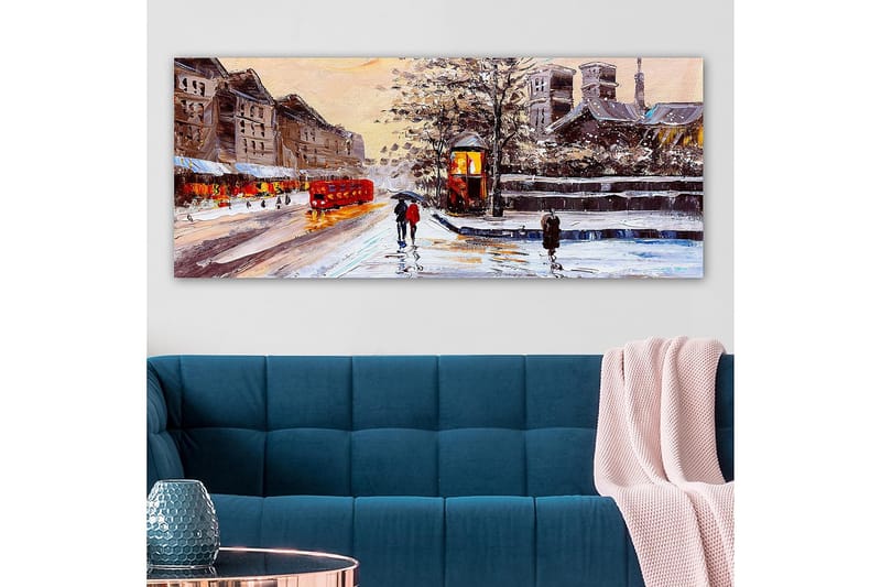 Canvastaulu YTY Cities & Countries Monivärinen - 120x50 cm - Sisustustuotteet - Taulu & taide - Canvas-taulu